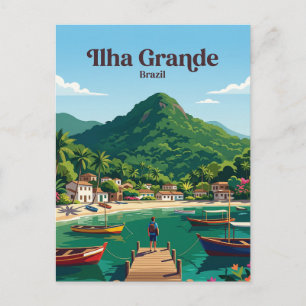 Ilha Grande Brasilien Postkarte