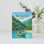 Ilha Grande Brasilien Postkarte (Stehend Vorderseite)