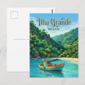 Ilha Grande Brasilien Postkarte (Vorne/Hinten)