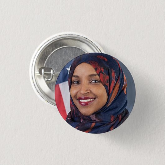 Ilhan Omar Button (Vorne & Hinten)