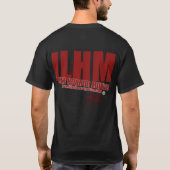 ILHM Logo-doppelseitiger T - Shirt (dunkel) (Rückseite)