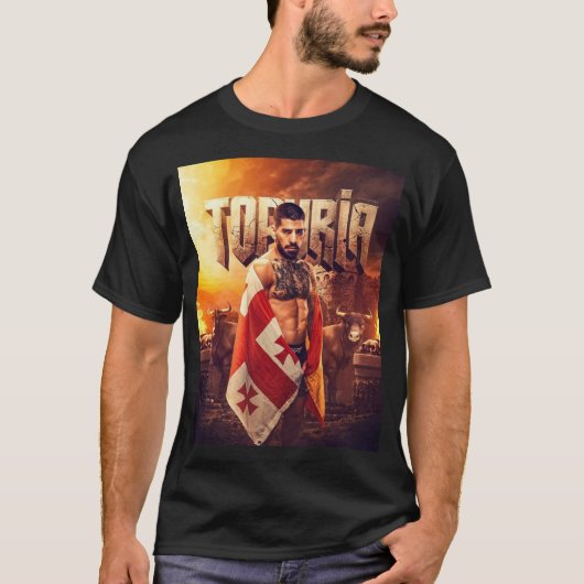 Ilia Topuria Rising Star MIXED MARTIAL ARTS T - Sh T-Shirt (Vorderseite)