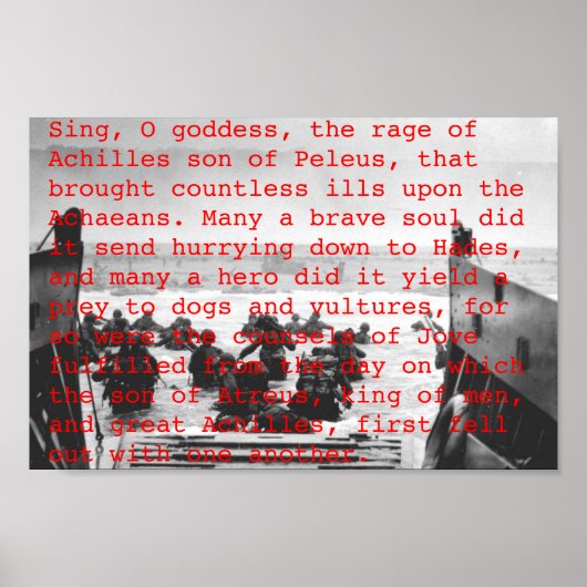 Iliad Poster (Vorne)