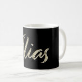 Ilias Name whitegold Tasse Teetasse Kaffeetasse (VorderseiteRechts)