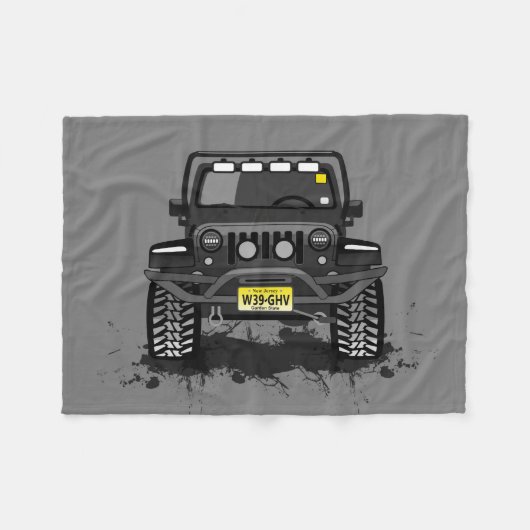 ilikejeeps fleecedecke (Vorderseite (Horizontal))