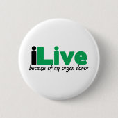 iLive Transplantation Button (Vorderseite)