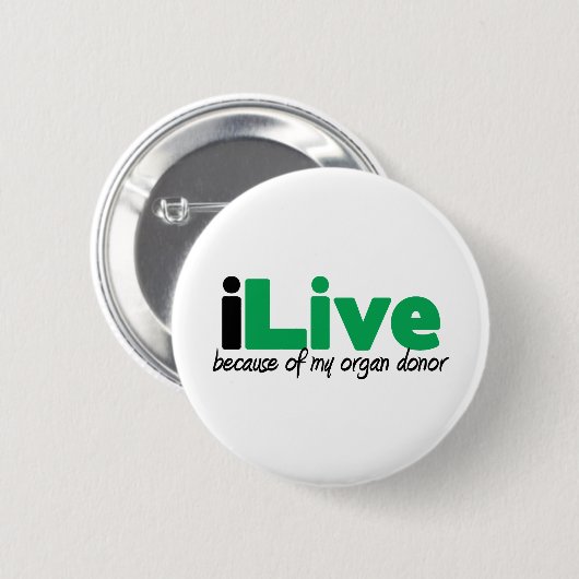 iLive Transplantation Button (Vorne & Hinten)