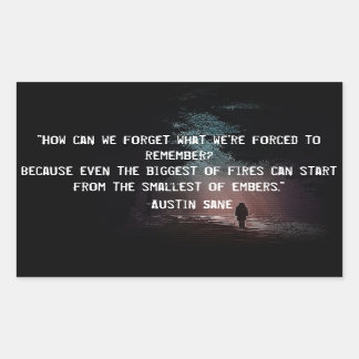 ILL-Anführungssticker #1 Rechteckiger Aufkleber