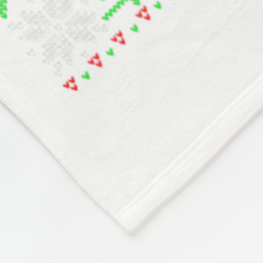 Ill Be Home For Christmas Santa Trump Xmas Pajama Fleecedecke (Ecke)