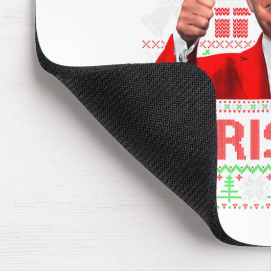 Ill Be Home For Christmas Santa Trump Xmas Pajama Mousepad (Ecke)