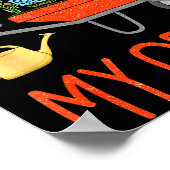 I'll Be In My Office Garden Funny Distressed Garde Poster (Ecke)