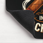 I'll Be In The Backyard Funny Cigar And Bourbon Lo Mousepad (Ecke)