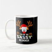 I'll Be The Sy Reindeer Christmas Kaffeetasse (Links)