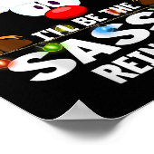 I'll Be The Sy Reindeer Christmas Poster (Ecke)