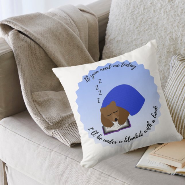 I'll be under a blanket with a book kissen (Von Creator hochgeladen)