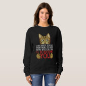 I'll Be Watching You Bengal Cat Owner Sweatshirt (Vorne ganz)