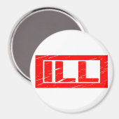 Ill Briefmarke Magnet (Vorderseite/Rückseite)