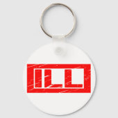 Ill Briefmarke Schlüsselanhänger (Rückseite)