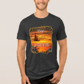 I'll bring the wine Sunset 2584 Tri-Blend Shirt (Vorderseite)