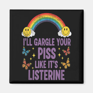 Ill Gargle Ihren Gefallen an seinem Listerine Funn Magnet