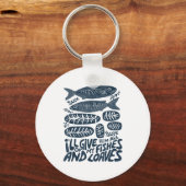 I'll Give Him All Of My Fishes And Loaves Christia Schlüsselanhänger (Vorderseite)