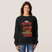 I'll go sew funny seamstress saying motif sweatshirt (Vorne ganz)