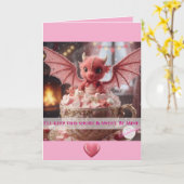 I'll Keep This Short & Sweet. Be Mine. V-day Card Karte (Gelbe Blume)