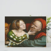 Ill-Matched Lovers (von Quentin Massys) Karte (Stehend Vorderseite)