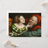 Ill-Matched Lovers (von Quentin Massys) Karte (Vorderseite/Rückseite Beispiel)