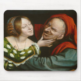 Ill-Matched Lovers (von Quentin Massys) Mousepad