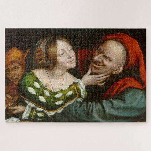 Ill-Matched Lovers (von Quentin Massys) Puzzle (Horizontal)