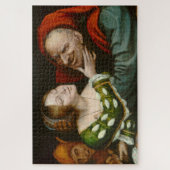 Ill-Matched Lovers (von Quentin Massys) Puzzle (Vertikal)