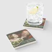 Ill-Matched Lovers (von Quentin Massys) Steinuntersetzer (Seitenansicht)