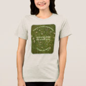 I'll Meet You There Rumi Inspirational Quote  Tri-Blend Shirt (Vorderseite)
