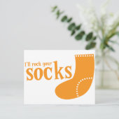 Ill rock your socks postkarte (Stehend Vorderseite)