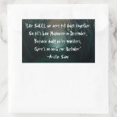 "ILL Scene Quote"-Sticker #2 Rechteckiger Aufkleber (Tasche)