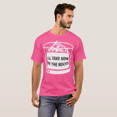 I'Ll Take Mine On The Rocks Rock Climbing T-Shirt (Vorne ganz)