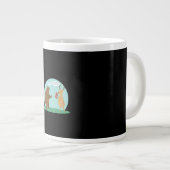 I'll With My Bear Hands Oh Deer Funny Creative Sty Jumbo-Tasse (Vorderseite Rechts)