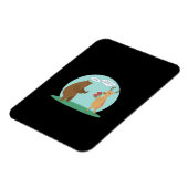 I'll With My Bear Hands Oh Deer Funny Creative Sty Magnet (Linke Seite)