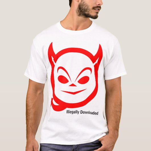 Illegal herunterladen T-Shirt (Vorderseite)