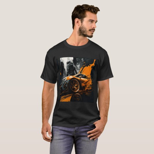 Illegal Street Racing, Black T-Shirt (Vorne ganz)