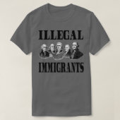 Illegale Einwanderer T-Shirt (Design vorne)