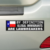 Illegale Einwanderung Autoaufkleber (Auf Auto)
