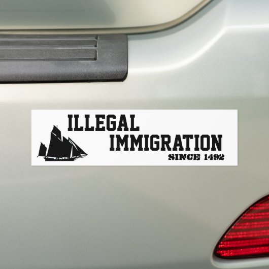 Illegaler Immigration-Aufkleber Autoaufkleber (Auf Auto)