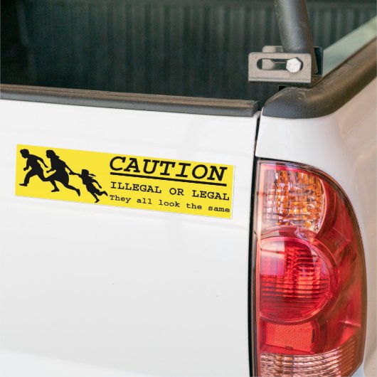 Illegales oder legales alien, das Autoaufkleber (Auf Lkw)