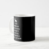 Illegitimi Non Carborundum Funny Dog Latin-Satz Kaffeetasse (Vorderseite Links)