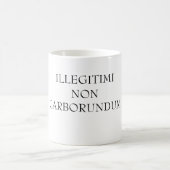 ILLEGITIMINONCARBORUNDUM KAFFEETASSE (Mittel)