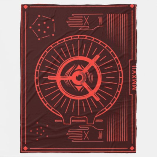 ILLIMINATI FLEECEDECKE (Vorderseite)