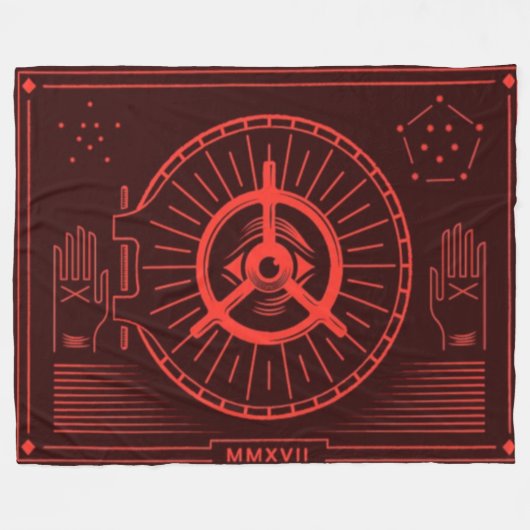 ILLIMINATI FLEECEDECKE (Vorderseite (Horizontal))