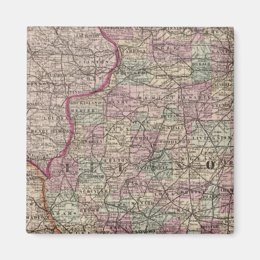 Illinois 10 magnet (Vorne)